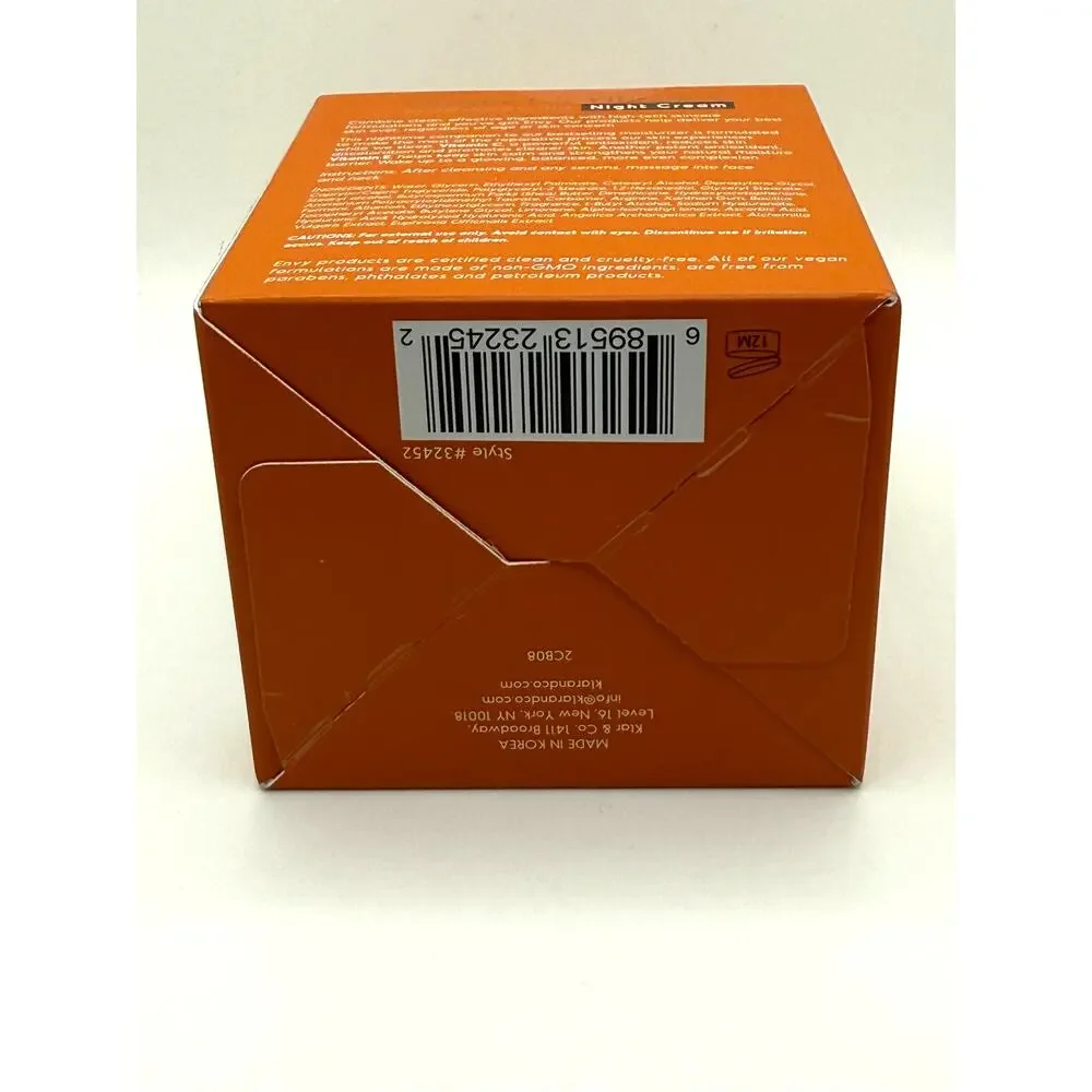 SEALED Vitamin C & Vitamin E Vegan Glow Boosting Night Cream